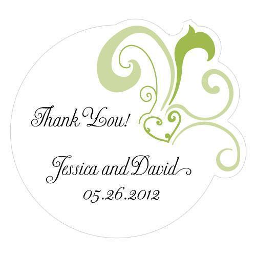 Heart Filigree Small Sticker Grass Green (Pack of 1)-Wedding Favor Stationery-Aqua Blue-JadeMoghul Inc.