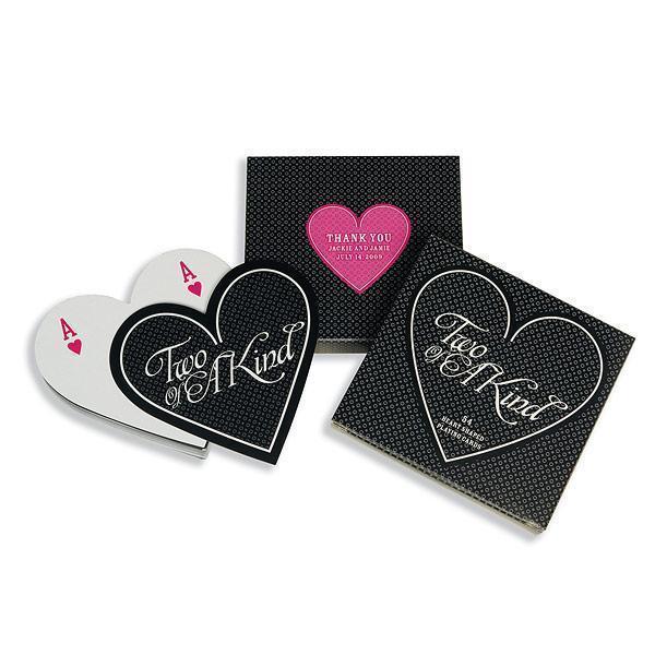 Heart Shaped Playing Cards Favor in Box (Pack of 1)-Popular Wedding Favors-JadeMoghul Inc.