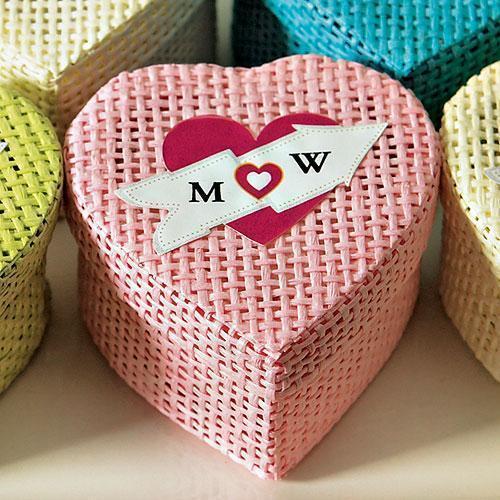 Heart Sticker for Woven Boxes (Pack of 1)-Wedding Favor Stationery-JadeMoghul Inc.
