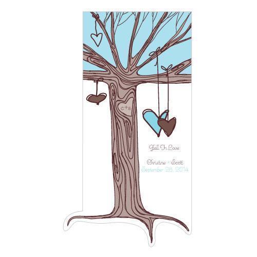 Heart Strings Large Cling Vintage Pink (Pack of 1)-Wedding Signs-Aqua Blue-JadeMoghul Inc.