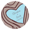 Heart Strings Large Sticker Vintage Pink (Pack of 1)-Wedding Favor Stationery-Aqua Blue-JadeMoghul Inc.