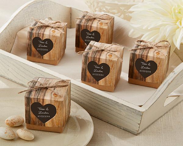 "Hearts in Love" Rustic Favor Box (Set of 24)-Favor Boxes Bags & Containers-JadeMoghul Inc.
