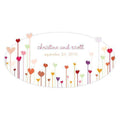 Hearts Large Cling Cool (Pack of 1)-Wedding Signs-Fuchsia-JadeMoghul Inc.