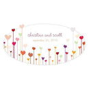 Hearts Large Cling Cool (Pack of 1)-Wedding Signs-Fuchsia-JadeMoghul Inc.