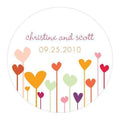 Hearts Large Sticker Cool (Pack of 1)-Wedding Favor Stationery-Mocha Mousse-JadeMoghul Inc.