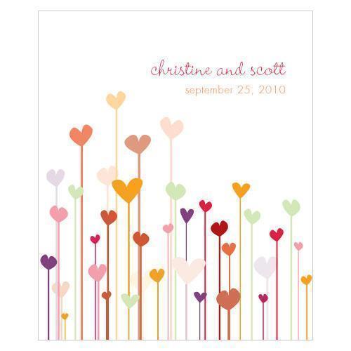 Hearts Rectangular Label Cool (Pack of 1)-Wedding Favor Stationery-Grass Green-JadeMoghul Inc.