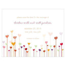 Hearts Save The Date Card Cool (Pack of 1)-Weddingstar-Fuchsia-JadeMoghul Inc.