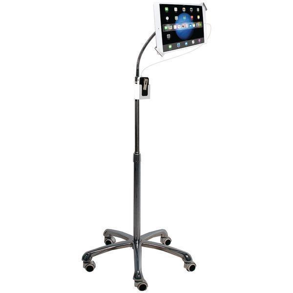 Heavy-Duty Security Gooseneck Floor Stand for iPad(R)/Tablet-iPad & Docking Stations-JadeMoghul Inc.