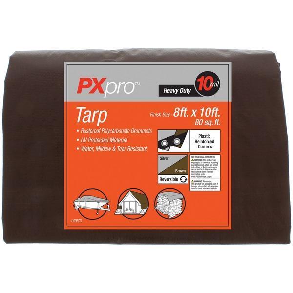 Heavy-Duty Tarp (8ft x 10ft)-Moving Supplies-JadeMoghul Inc.