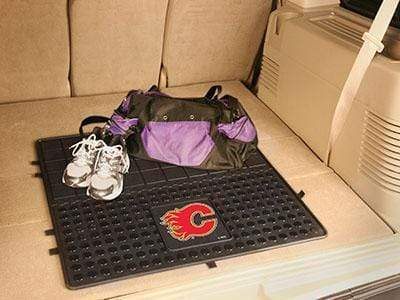 Heavy Duty Vinyl Cargo Mat Truck Mats NHL Calgary Flames Vinyl Cargo Trunk Mat 31"x31" FANMATS