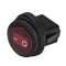 HEISE Rocker Switch - Illuminated Red Round - 5-Pack [HE-RRS]-Accessories-JadeMoghul Inc.
