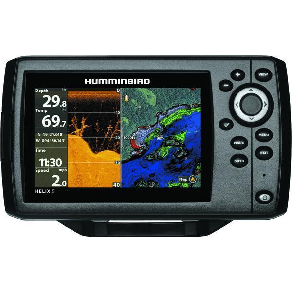 HELIX(R) 5 CHIRP DI GPS G2 Fishfinder with Navionics(R)-Fishfinders, Transducers & Accessories-JadeMoghul Inc.