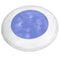 Hella Marine Blue LED Round Courtesy Lamp - White Bezel - 24V [980503241]-Interior / Courtesy Light-JadeMoghul Inc.