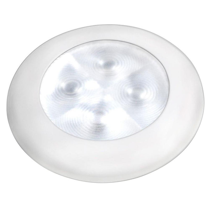 Hella Marine Courtesy Light - Warm White w-White Rim [980500741]-Interior / Courtesy Light-JadeMoghul Inc.