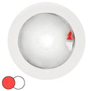 Hella Marine EuroLED 150 Recessed Surface Mount Touch Lamp - Red-White LED - White Plastic Rim [980630002]-Interior / Courtesy Light-JadeMoghul Inc.