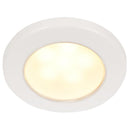 Hella Marine EuroLED 75 3" Round Screw Mount Down Light - Warm White LED - White Plastic Rim - 12V [958109011]-Dome/Down Lights-JadeMoghul Inc.