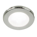 Hella Marine EuroLED 75 3" Round Screw Mount Down Light - White LED - Stainless Steel Rim - 12V [958110021]-Dome/Down Lights-JadeMoghul Inc.