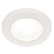 Hella Marine EuroLED 75 3" Round Screw Mount Down Light - White LED - White Plastic Rim - 24V [958110111]-Dome/Down Lights-JadeMoghul Inc.