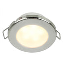 Hella Marine EuroLED 75 3" Round Spring Mount Down Light - Warm White LED - Stainless Steel Rim - 12V [958109521]-Dome/Down Lights-JadeMoghul Inc.