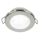 Hella Marine EuroLED 75 3" Round Spring Mount Down Light - White LED - Stainless Steel Rim - 24V [958110621]-Dome/Down Lights-JadeMoghul Inc.