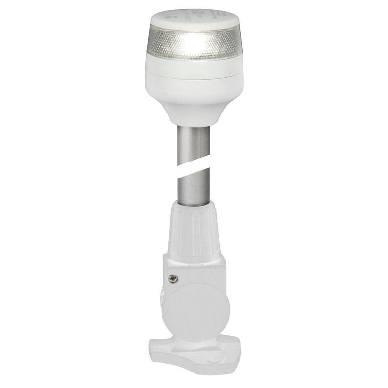 Hella Marine NaviLED 360 Compact All Round Lamp - 2nm - 12" Fold Down Base - White [980960311]-Navigation Lights-JadeMoghul Inc.