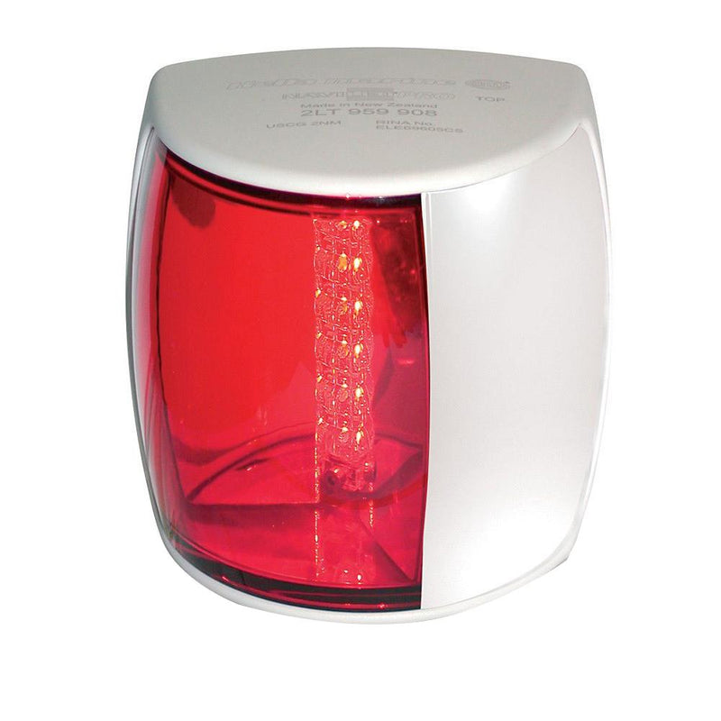 Hella Marine NaviLED PRO Port Navigation Lamp - 2nm - Red Lens-White Housing [959900011]-Navigation Lights-JadeMoghul Inc.