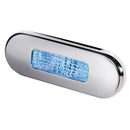 Hella Marine Surface Mount Oblong LED Courtesy Lamp - Blue LED - Stainless Steel Bezel [980869601]-Interior / Courtesy Light-JadeMoghul Inc.