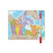 HEMISPHERES LAMINATED MAP CANADA-Learning Materials-JadeMoghul Inc.