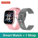 HERALL 2020 New Smart Watch Fitness Bracelet Calories Heart Rate Monitor Waterproof Sport Smartwatch Men Women For Android iOS AExp