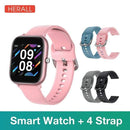 HERALL 2020 New Smart Watch Fitness Bracelet Calories Heart Rate Monitor Waterproof Sport Smartwatch Men Women For Android iOS AExp