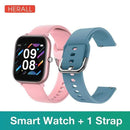 HERALL 2020 New Smart Watch Fitness Bracelet Calories Heart Rate Monitor Waterproof Sport Smartwatch Men Women For Android iOS AExp