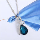 H:HYDE 10 Colors Austrian Crystal Necklace Pendants Jewellery & Jewerly 2016 Necklace Women Fashion Jewelry Wholesale-Dark Blue-JadeMoghul Inc.