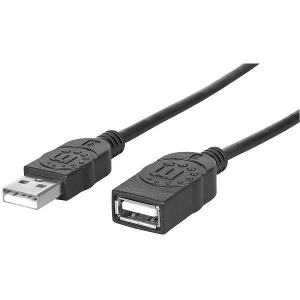 Hi-Speed USB-A Male to USB-A Female Extension Cable, 1.5ft-USB Peripherals & Accessories-JadeMoghul Inc.