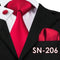Hi-Tie Fashion 40 Styles Gravata Tie Hanky Cufflink Sets 100% Silk Neckties Ties for Mens Business Wedding Party Free Shipping-SN206-China-JadeMoghul Inc.