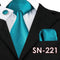 Hi-Tie Fashion 40 Styles Gravata Tie Hanky Cufflink Sets 100% Silk Neckties Ties for Mens Business Wedding Party Free Shipping-SN221-China-JadeMoghul Inc.