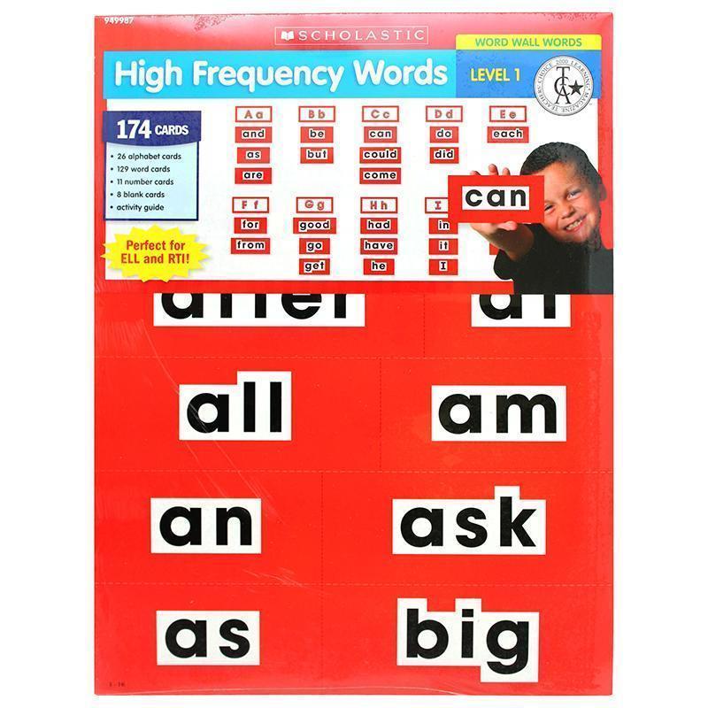 HIGH FREQUENCY LEVEL 1 WORD WALL-Learning Materials-JadeMoghul Inc.