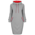 High Neck Sexy Strap Casual Dress - Female Party Dresses-0586grey-S-JadeMoghul Inc.