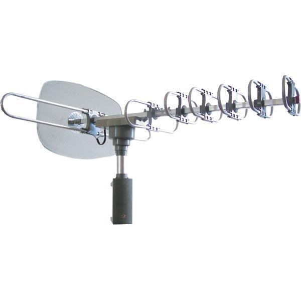 High-Powered Amplified Motorized Outdoor ATSC Digital TV Antenna with Remote-Antennas & Accessories-JadeMoghul Inc.
