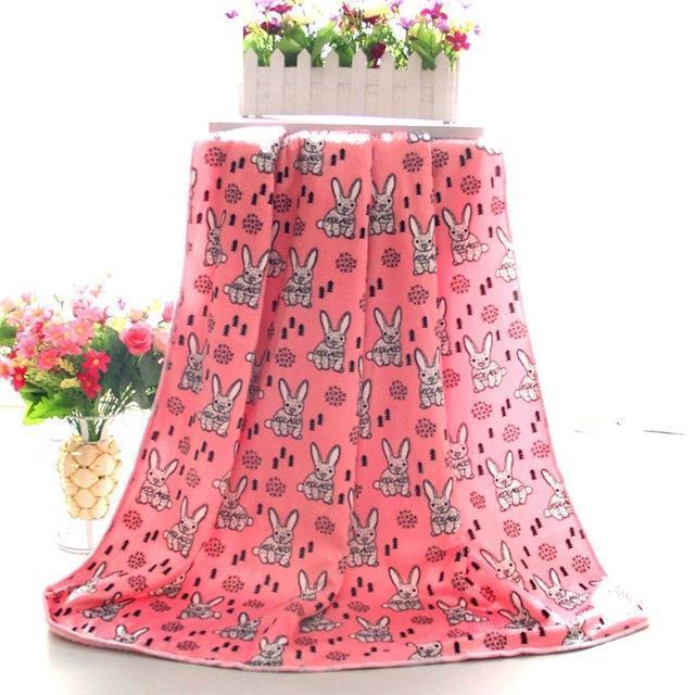 High Quality Baby Blanket Coral Fleece Cartoon Thicken Double Layer Swaddle Envelope Stroller Wrap For Bebe Bedding Blankets-CC-JadeMoghul Inc.