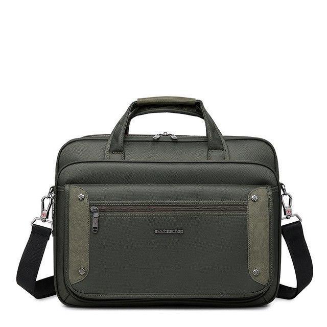 High Quality business handbags men brand commercial briefcase bag Large Capacity Laptop Notebook bag-Army Green-JadeMoghul Inc.
