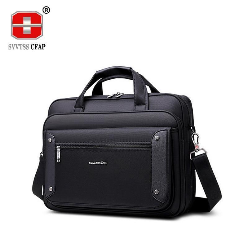 High Quality business handbags men brand commercial briefcase bag Large Capacity Laptop Notebook bag-Army Green-JadeMoghul Inc.