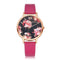 High Quality Fashion Leather Strap Rose Gold Women Watch-Rose Red Rose Gold-JadeMoghul Inc.