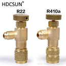 high quality liquid safety valve R410A R22 air conditioning refrigerant 1/4 "Safety Adapter Air conditioning repair and fluoride JadeMoghul Inc. 