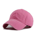 High Quality Washed Cotton Adjustable Solid Baseball Cap / Unisex Cap-GB Pink-Adjustable-JadeMoghul Inc.