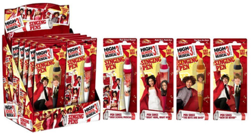 High School Musical 12 Piece Singing Pen Display-Back to School Supplies-JadeMoghul Inc.