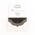 High Style in Black with Crystal Laser Embossed Accessory Cards with Personalization Vintage Gold (Pack of 1)-Weddingstar-Vintage Gold-JadeMoghul Inc.