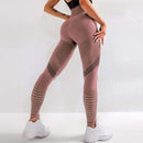 High Waist Fitness Gym Leggings Women Seamless Energy Tights Workout Running Activewear Yoga Pants Hollow Sport Trainning Wear JadeMoghul Inc. 