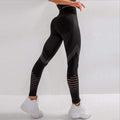 High Waist Fitness Gym Leggings Women Seamless Energy Tights Workout Running Activewear Yoga Pants Hollow Sport Trainning Wear JadeMoghul Inc. 