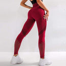 High Waist Fitness Gym Leggings Women Seamless Energy Tights Workout Running Activewear Yoga Pants Hollow Sport Trainning Wear JadeMoghul Inc. 