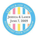 "Highlight" Striped Stickers (Pack of 1)-Wedding Favor Stationery-JadeMoghul Inc.